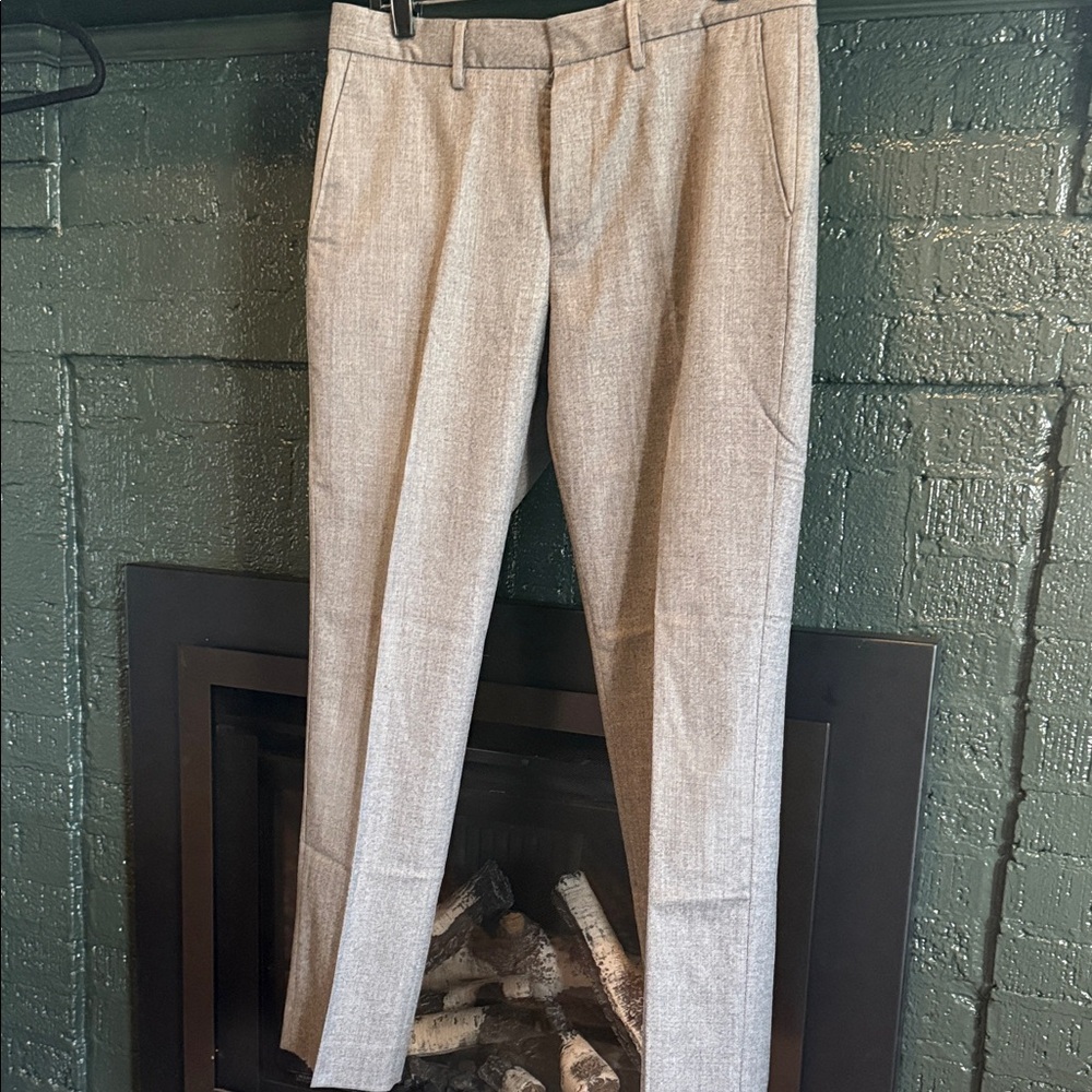 J. Crew Men's Dress Pants in Light Gray - Classic Tailored Fit